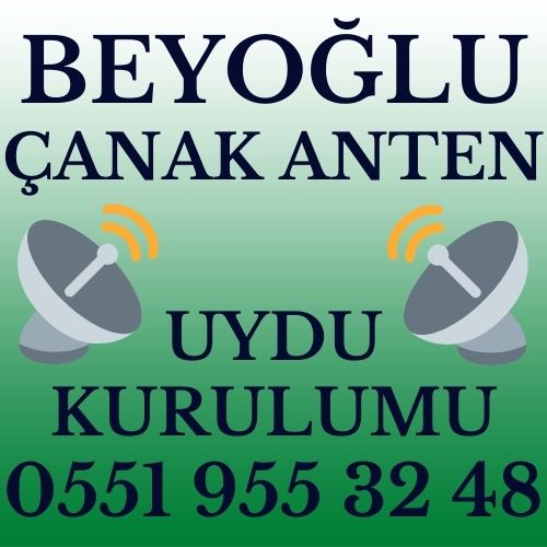 Beyoğlu Çanak Anten Uydu Kurulumu Servisi