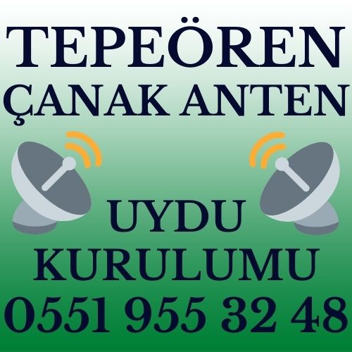 Tepeören Çanak Anten Uydu Kurulumu Servisi