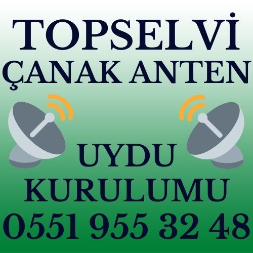 Topselvi Çanak Anten Uydu Kurulumu Servisi