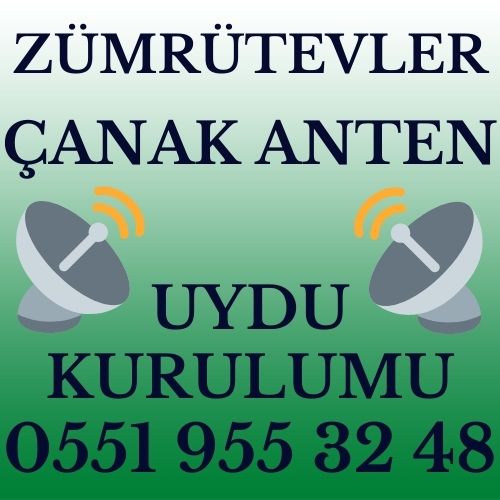 Zümrütevler Çanak Anten Uydu Kurulumu Servisi