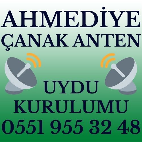 Ahmediye Çanak Anten Uydu Kurulumu Servisi