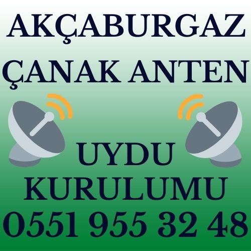 Akçaburgaz Çanak Anten Uydu Kurulumu Servisi