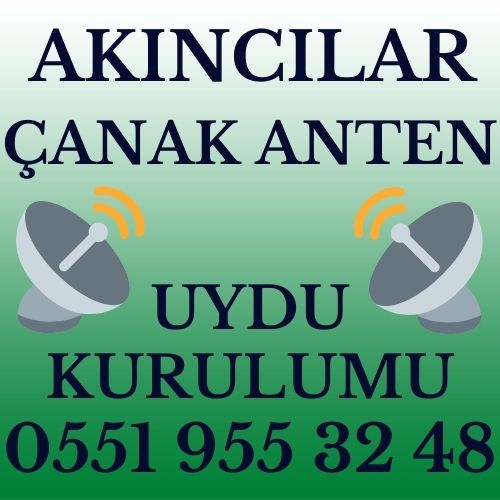 Akıncılar Çanak Anten Uydu Kurulumu Servisi