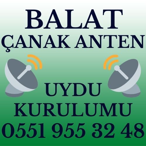 Balat Çanak Anten Uydu Kurulumu Servisi