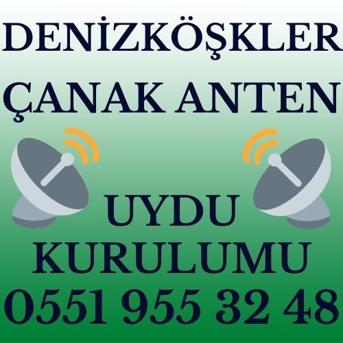 Denizköşkler Çanak Anten Uydu Kurulumu Servisi