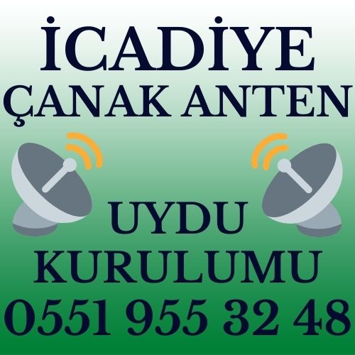 İcadiye Çanak Anten Uydu Kurulumu Servisi