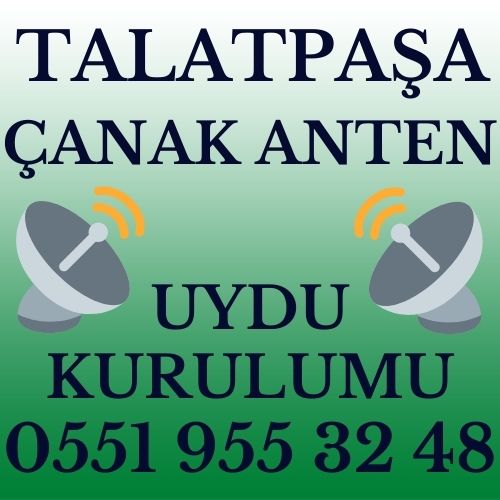 Talatpaşa Çanak Anten Uydu Kurulumu Servisi