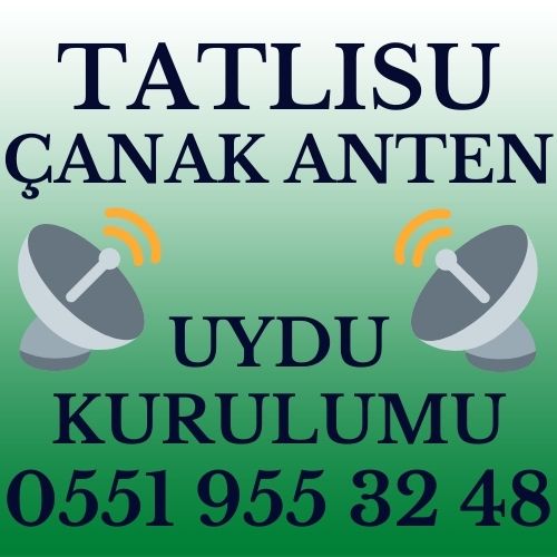 Tatlısu Çanak Anten Uydu Kurulumu Servisi