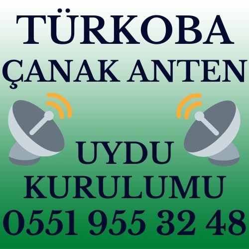 Türkoba Çanak Anten Uydu Kurulumu Servisi